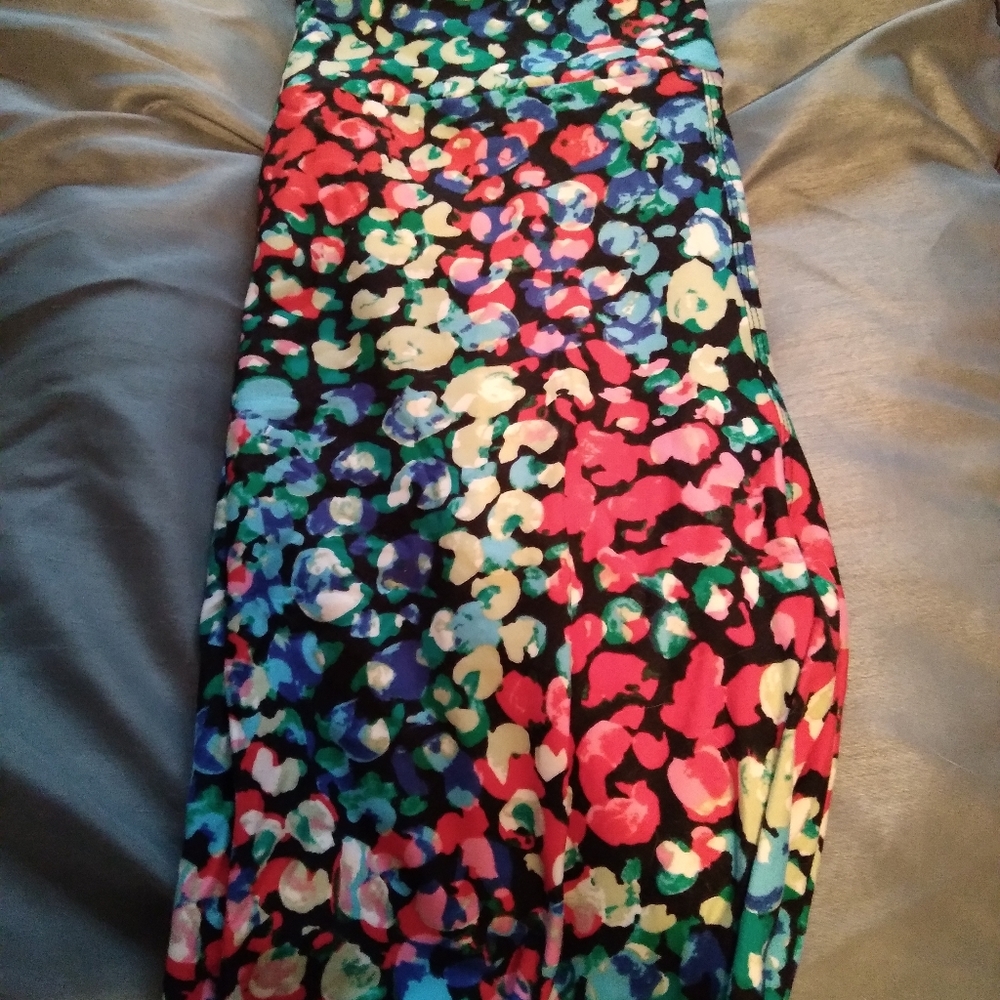 LulaRoe OS Floral Leggings